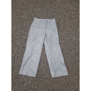 7 For All Mankind Pants‎ Womens Large Blue Faux Vegan Leather High Rise Straight